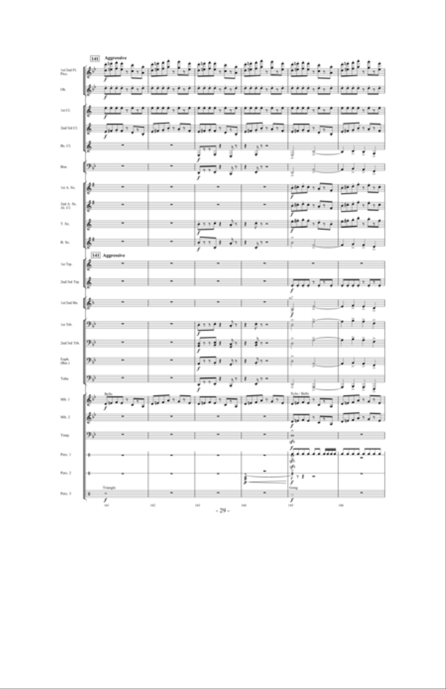 Toward the North Star Toward the North Star Concert Band scores gallery preview page 28