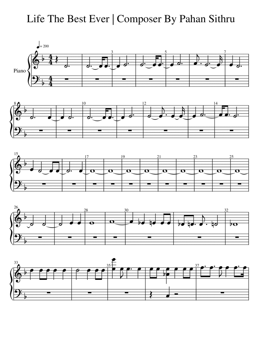 Life The Best Ever Piano, Vocal, Guitar scores gallery preview page 1