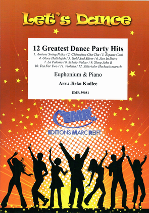 Book cover for 12 Greatest Dance Party Hits