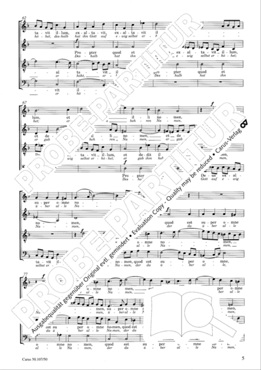 Christus factus est Christus factus est 4-Part scores gallery preview page 6