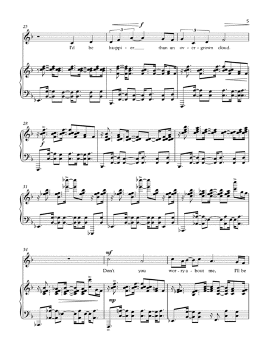 Periwinkle High Voice scores gallery preview page 5