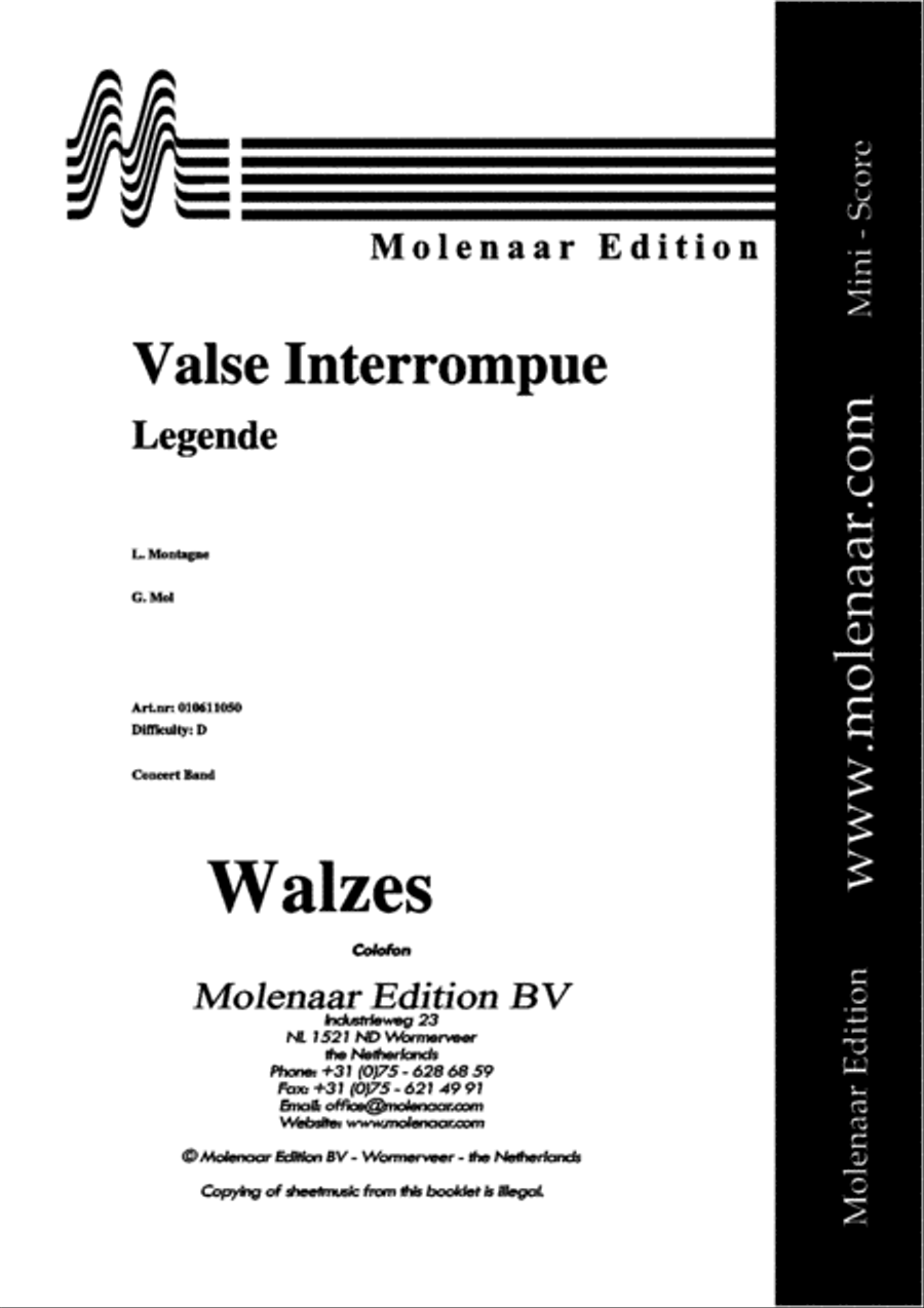 Valse Interrompue Concert Band scores gallery preview page 2