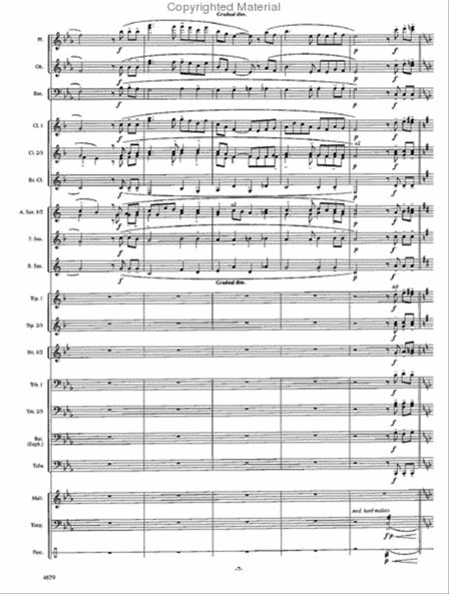 The Legend of Danny Boy Concert Band scores gallery preview page 5