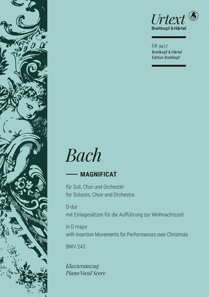 Book cover for Magnificat in D major BWV 243