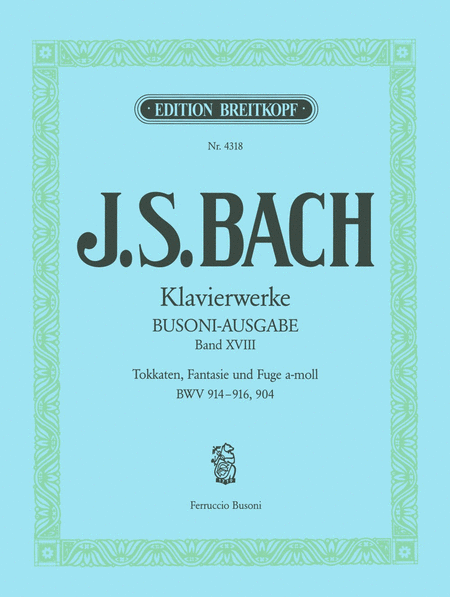 Toccaten BWV 914-916, Fantasie