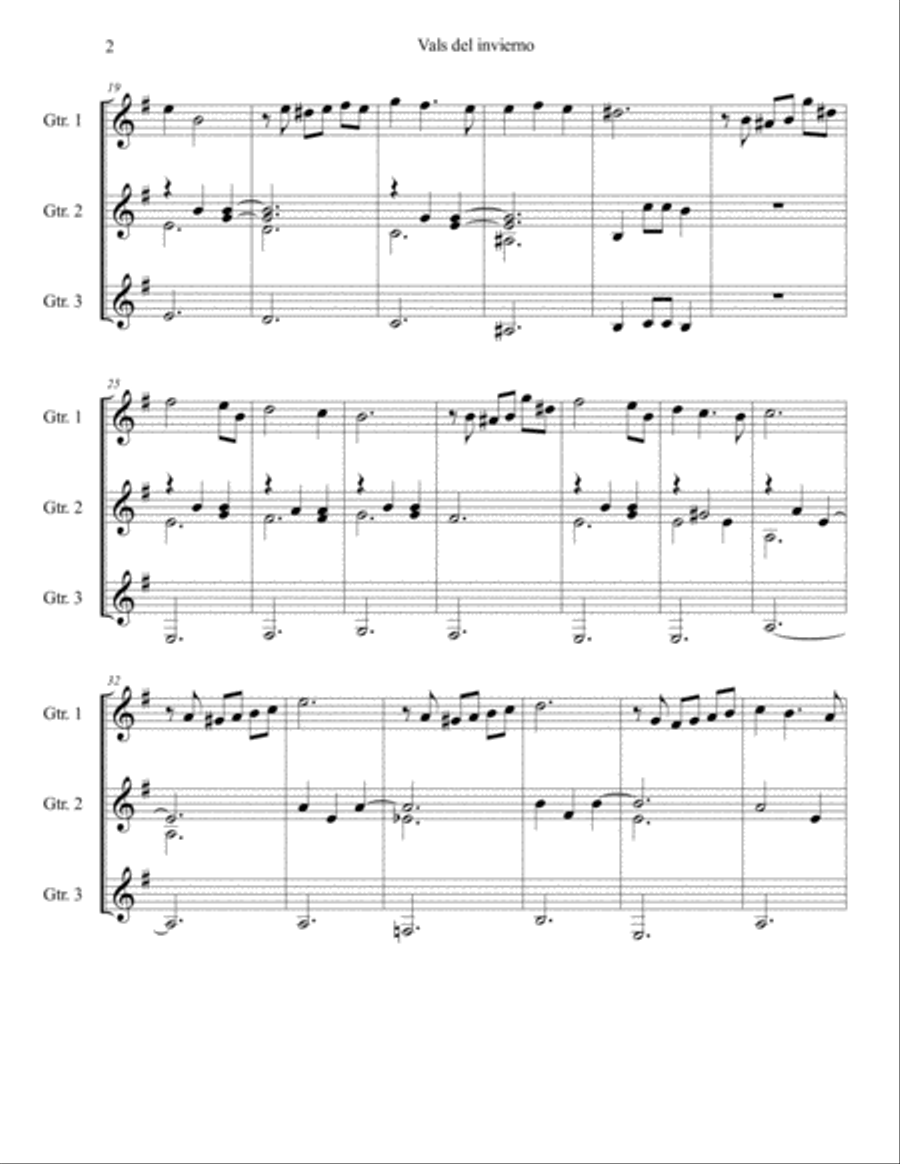 WINTER WALTZ Small Ensemble scores gallery preview page 2