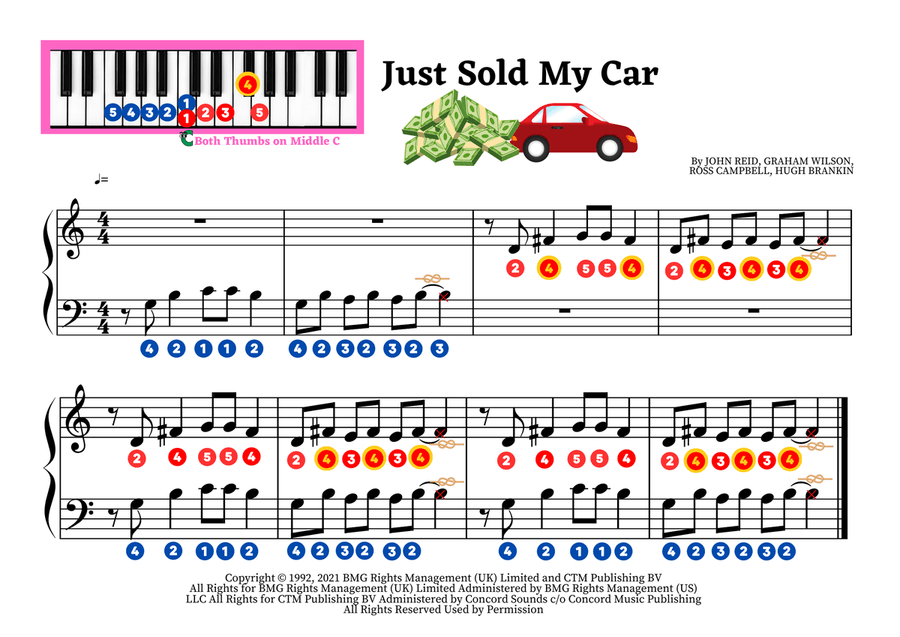 Friday Friday Easy Piano scores gallery preview page 1