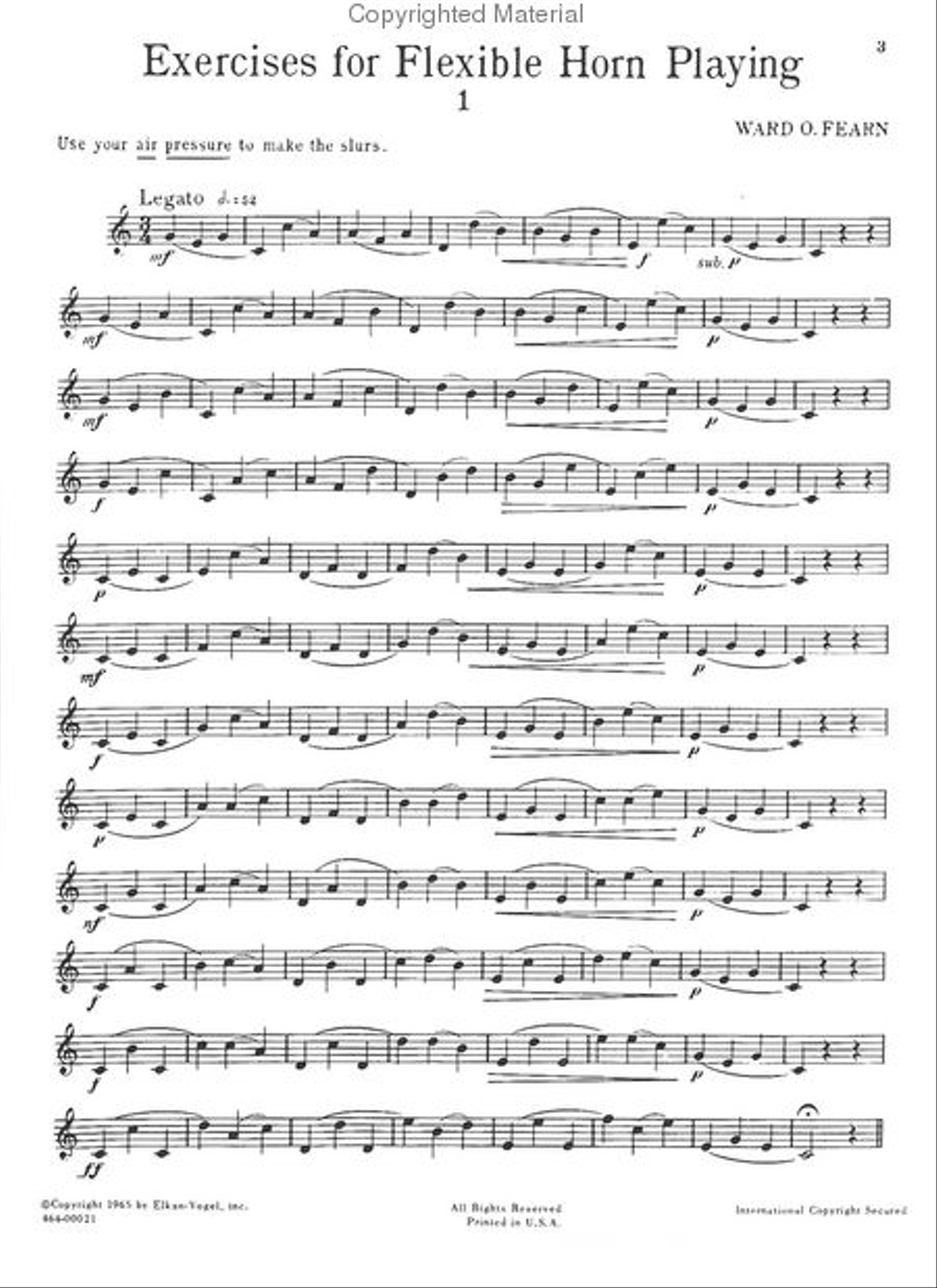 Exercises For Flexible Horn Playing Chamber Music scores gallery preview page 2