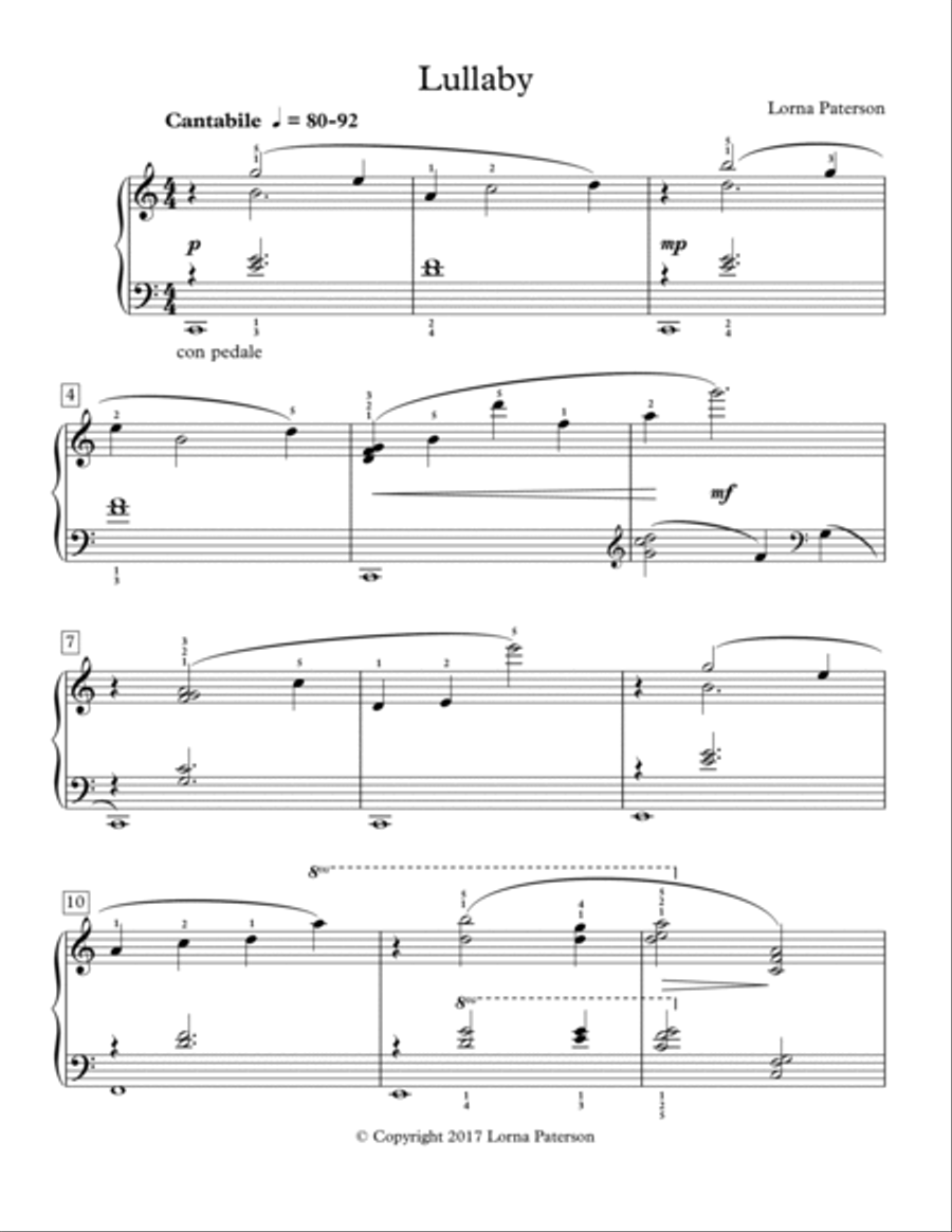 Lullaby Piano Method scores gallery preview page 2
