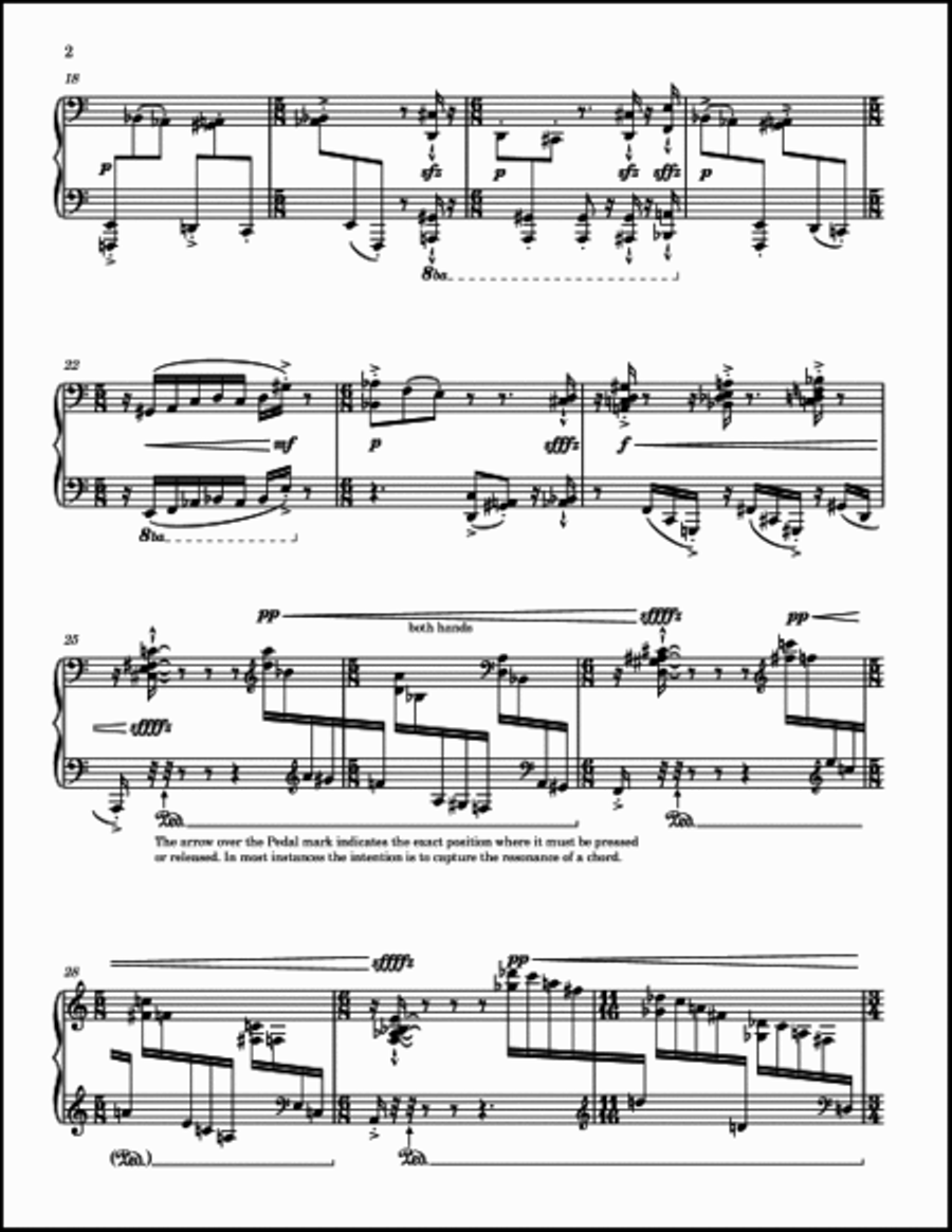 Piano Sonata No. 1 by Roberto Sierra Harpsichord Sheet Music