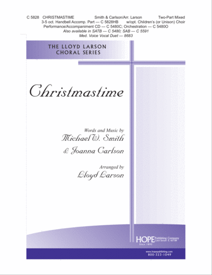 Christmastime Unison Choir scores gallery preview page 1