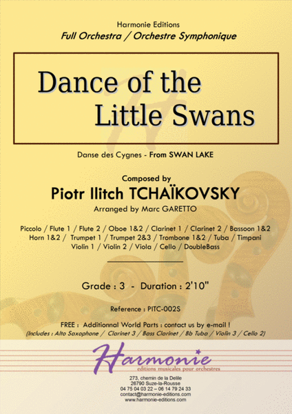 Dance of the Little Swans from SWAN LAKE - Tcha image number null