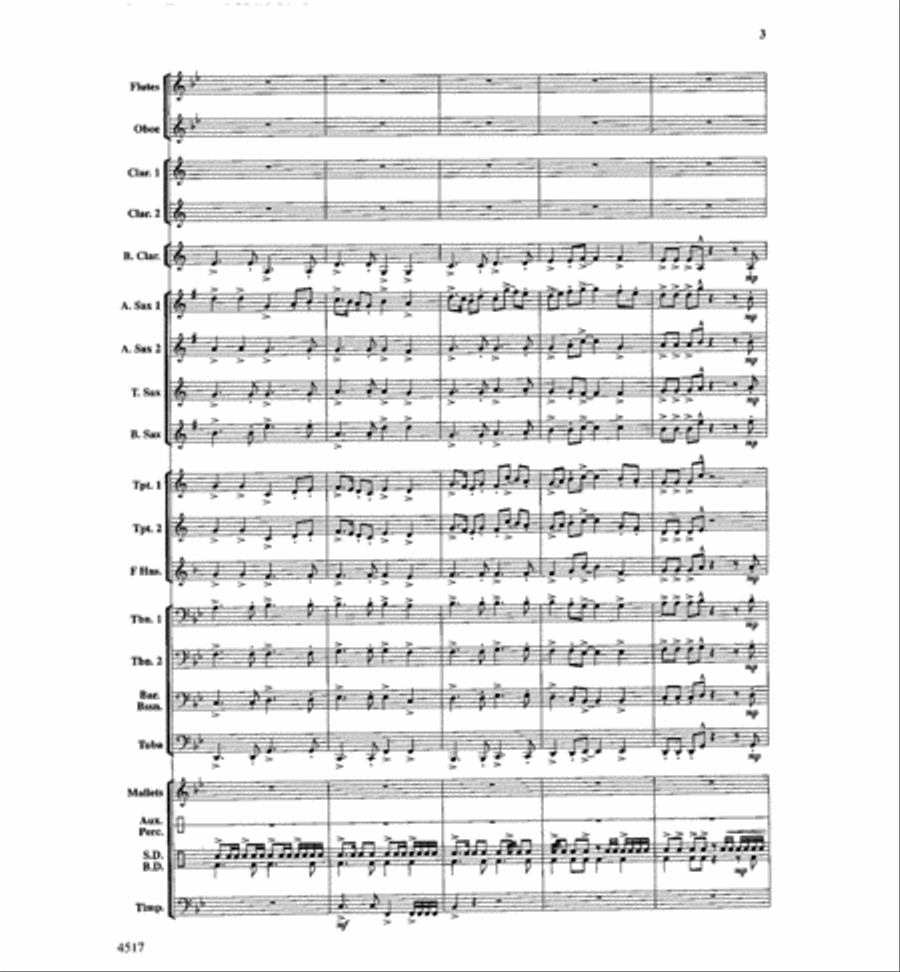 Stone Creek Episode Concert Band scores gallery preview page 4
