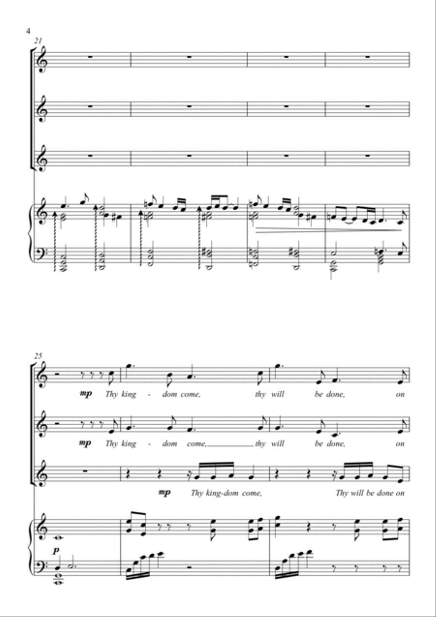 Prayer Prayer Piano scores gallery preview page 4