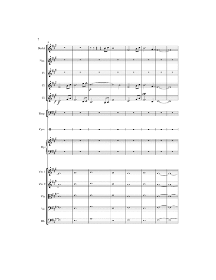 HEART BROLEN CHINESE GIRL Large Ensemble scores gallery preview page 2