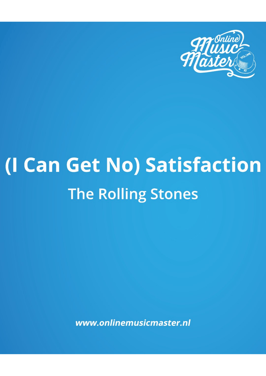 Satisfaction Guitar Tablature scores gallery preview page 1