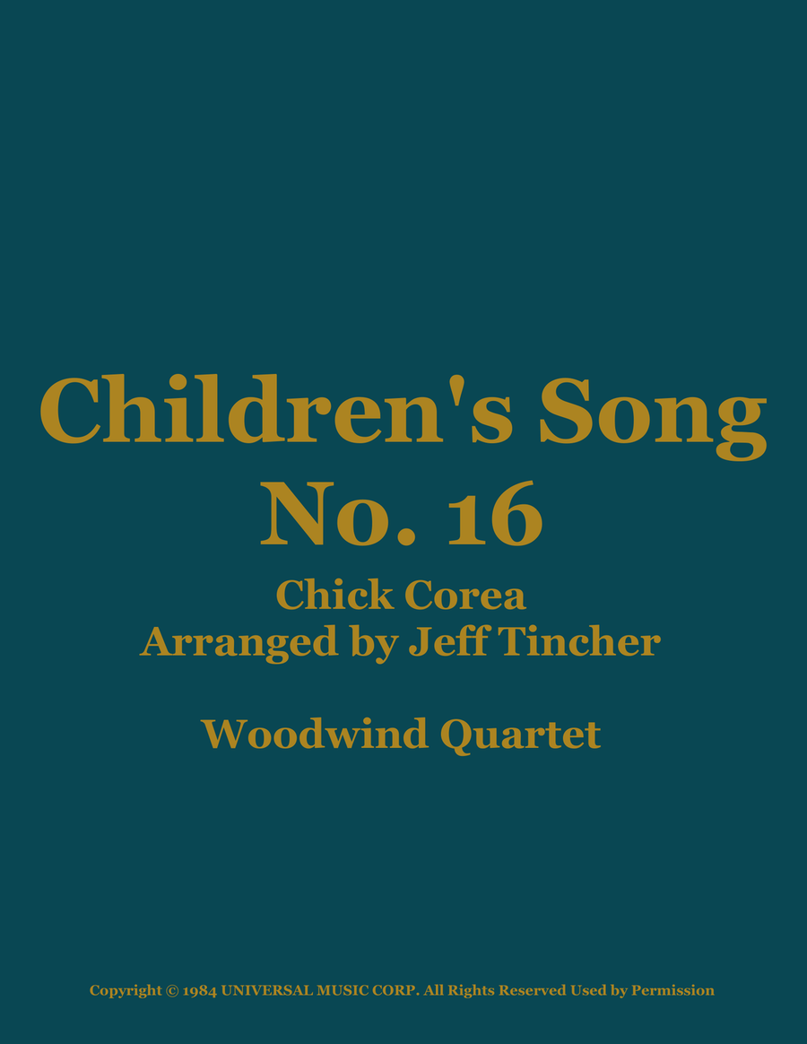Children's Song No. 16