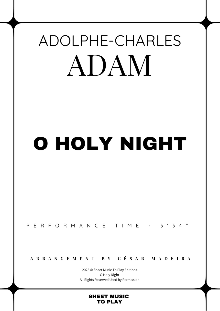 O Holy Night - Piano Quartet (Full Score and Parts) Piano Quartet scores gallery preview page 2