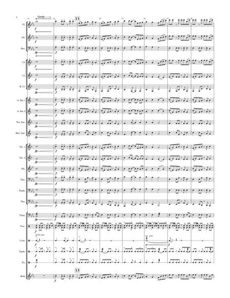 Rondo for Band - a piece for young concert band image number null