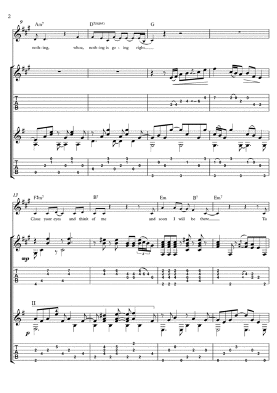 You've Got A Friend Electric Guitar scores gallery preview page 2