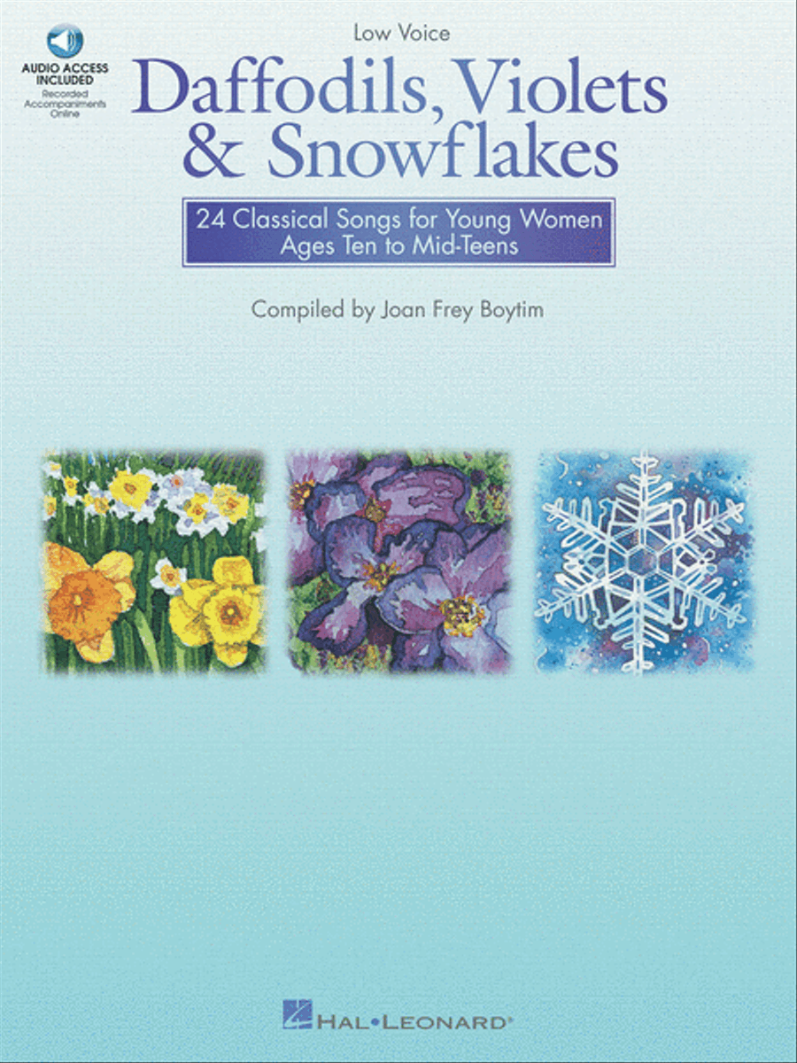 Daffodils, Violets and Snowflakes – Low Voice Low Voice scores gallery preview page 1