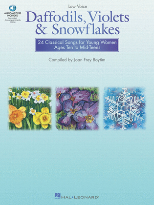 Daffodils, Violets and Snowflakes – Low Voice