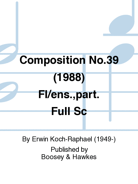 Composition No.39 (1988) Fl/ens.,part. Full Sc