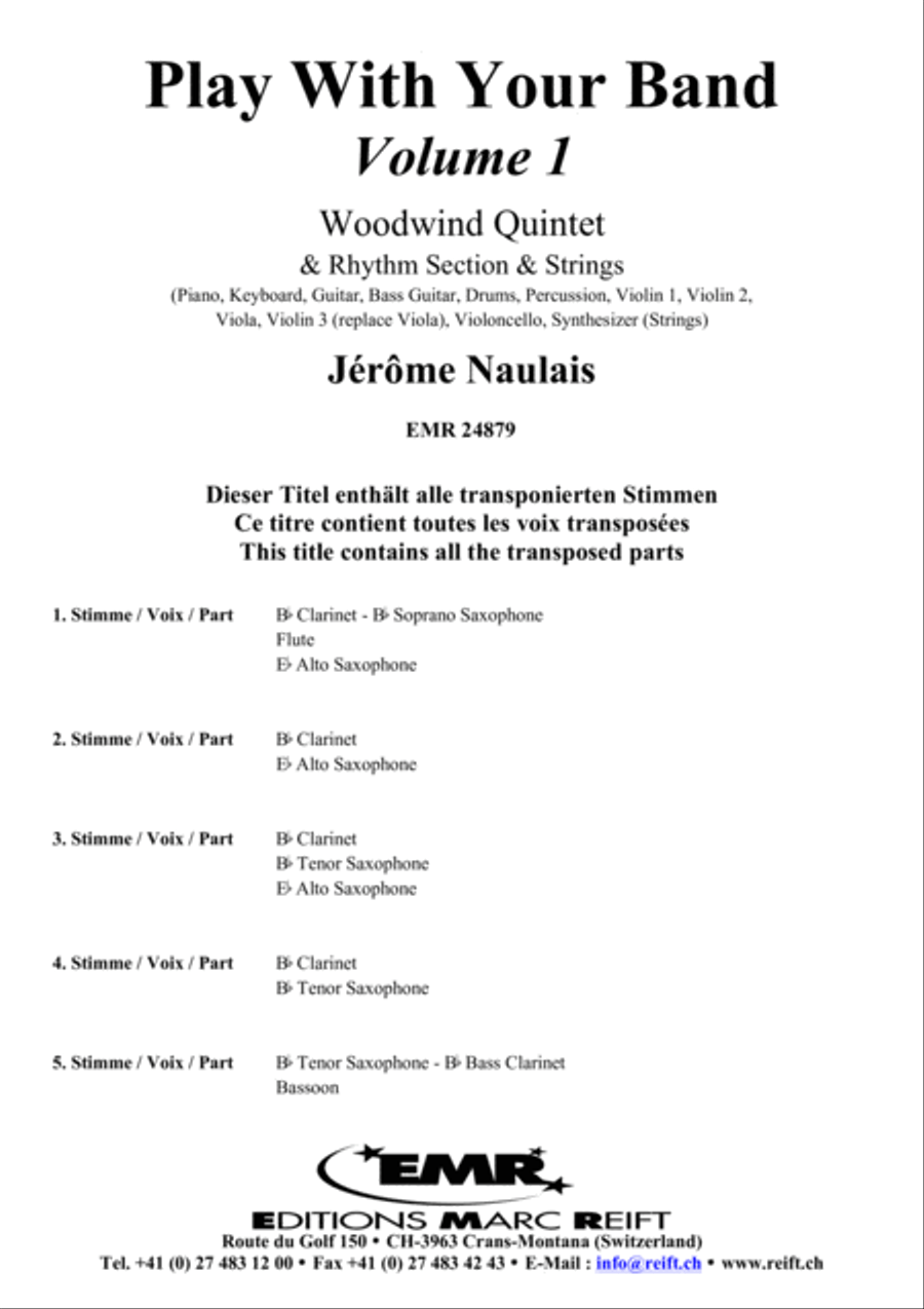 Play With Your Band Volume 1 Woodwind Quintet scores gallery preview page 3