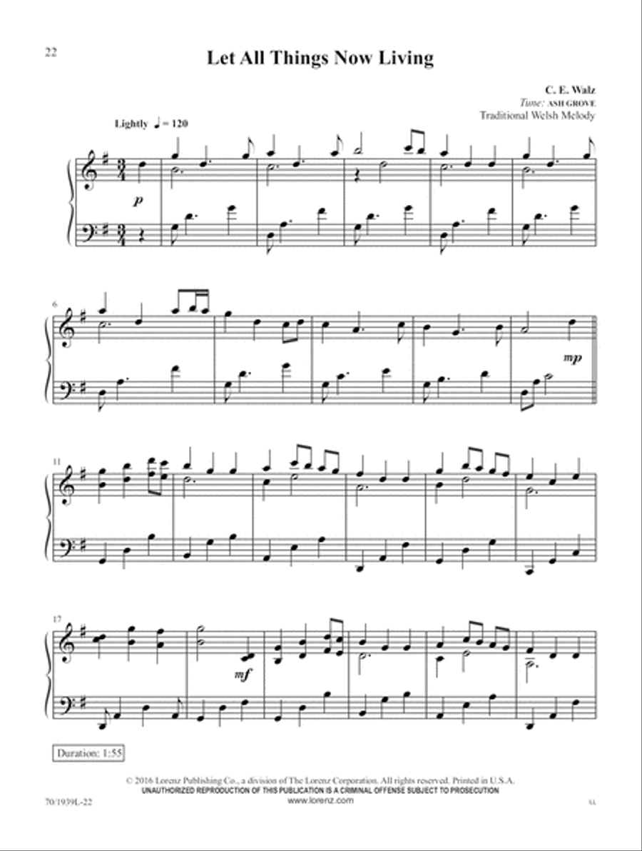 Lord of My Heart Piano Solo scores gallery preview page 16