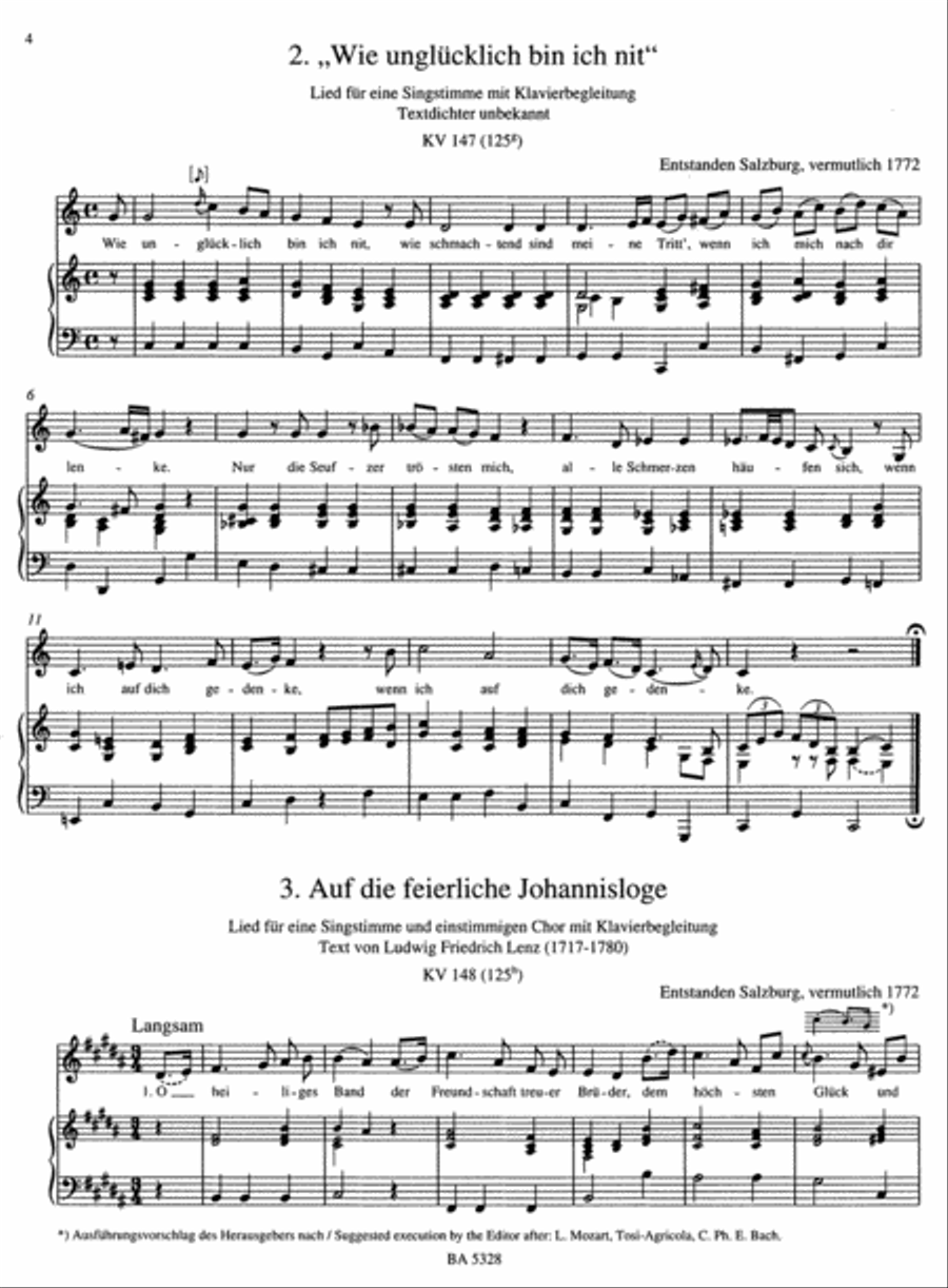 Samtliche Lieder fur mittlere Stimme Medium Voice scores gallery preview page 2