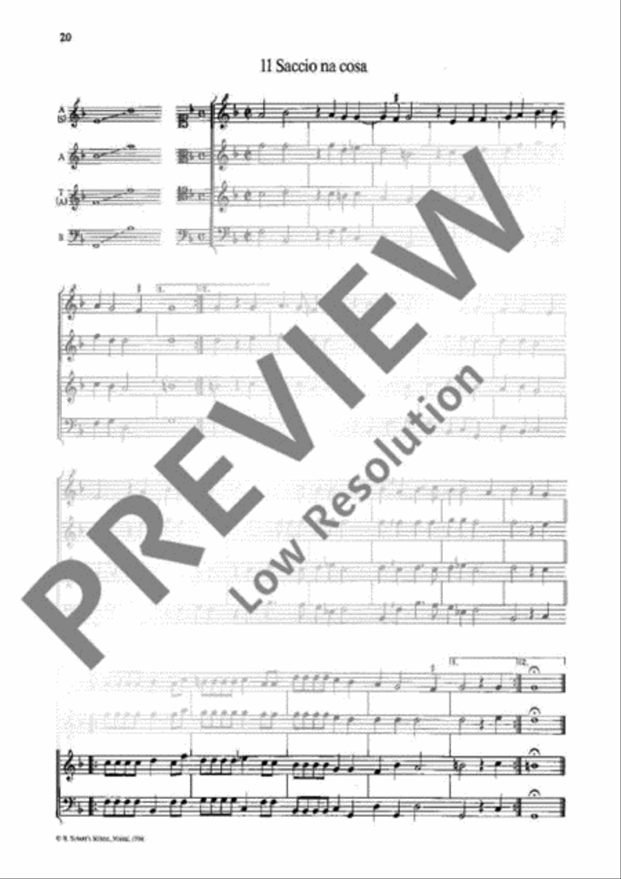 Dance Movements in four parts 4-Part scores gallery preview page 18