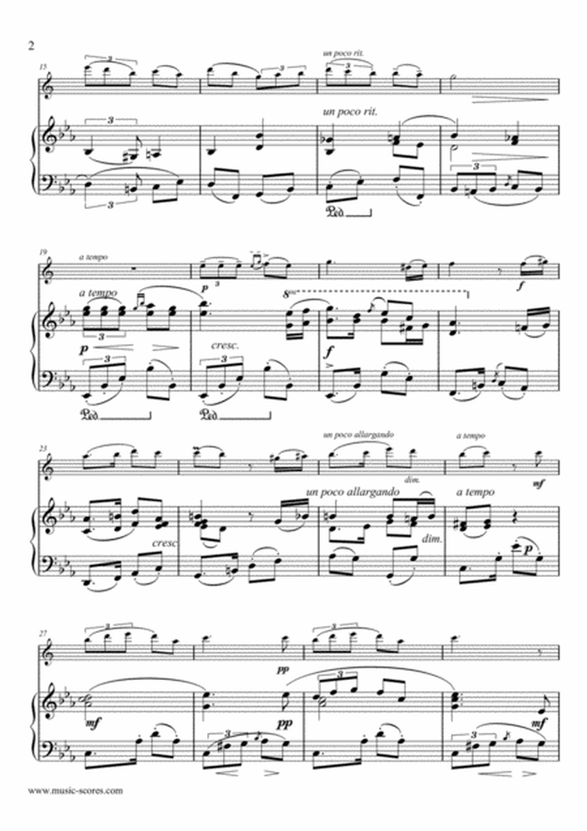 Tango - Baritone Sax and Piano image number null