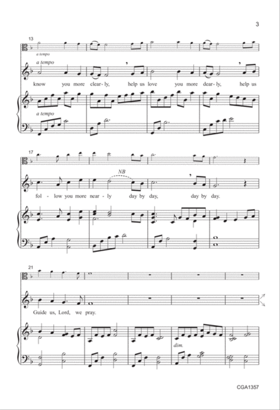 Guide Us, Lord Guide Us, Lord Choir scores gallery preview page 3