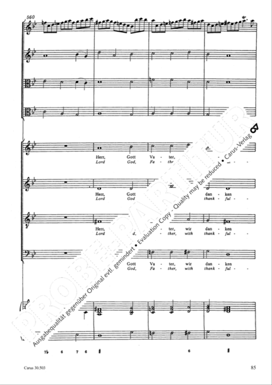 My beloved, you are fair (Meine Freundin, du bist schon) 4-Part scores gallery preview page 88
