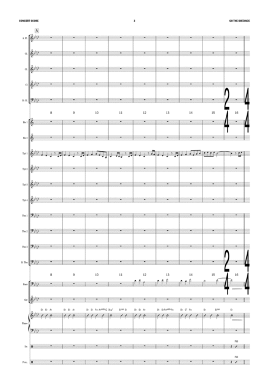 Go The Distance Jazz Ensemble scores gallery preview page 3