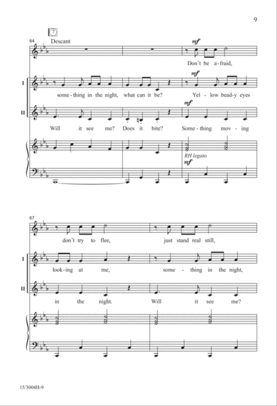 Something in the Dark 2-Part scores gallery preview page 9