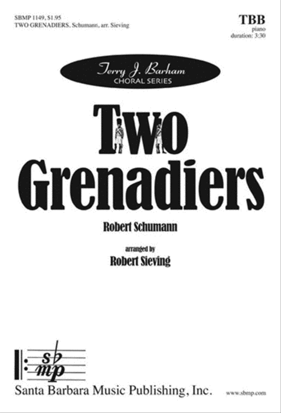Two Grenadiers - TBB Octavo 3-Part scores gallery preview page 1