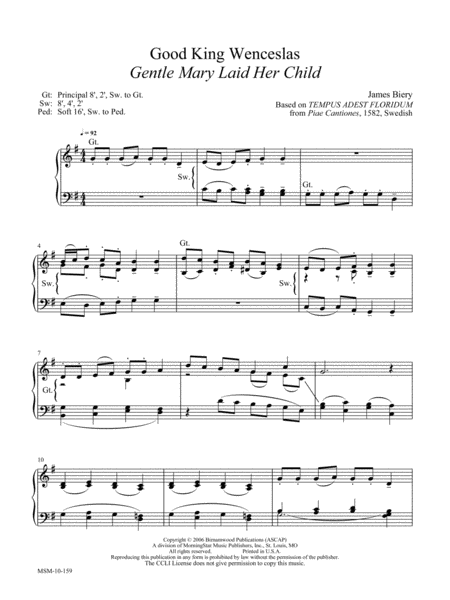 The Holly and the Ivy: Six Traditional Carols for Organ image number null