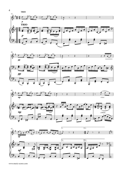 Maple Leaf Rag - Bass Clarinet and Piano image number null
