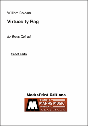 Book cover for Virtuosity Rag (parts)