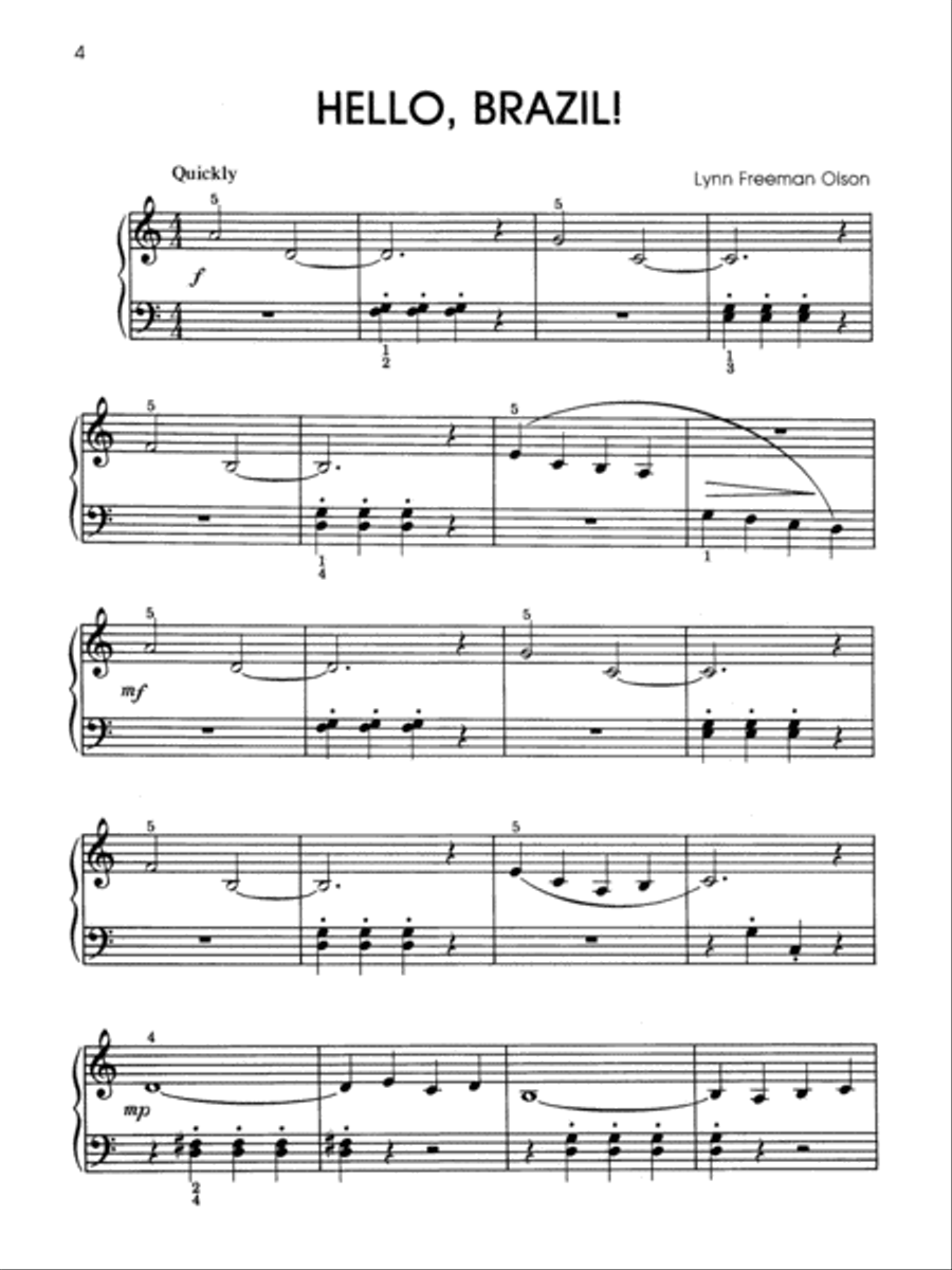 Pop! Goes the Piano, Book 1 Easy Piano scores gallery preview page 6