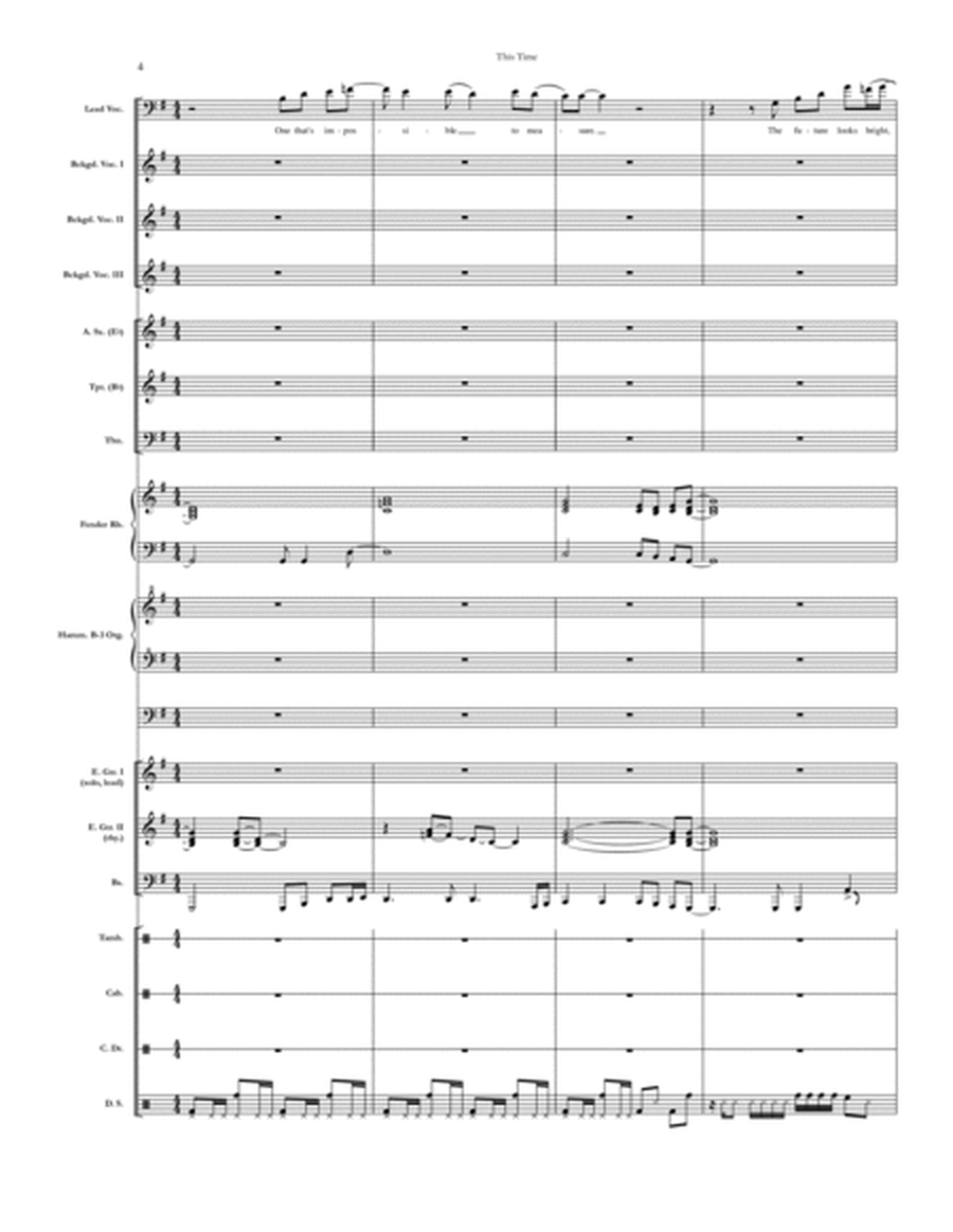 This Time [Chicago] (full score & set of parts) image number null