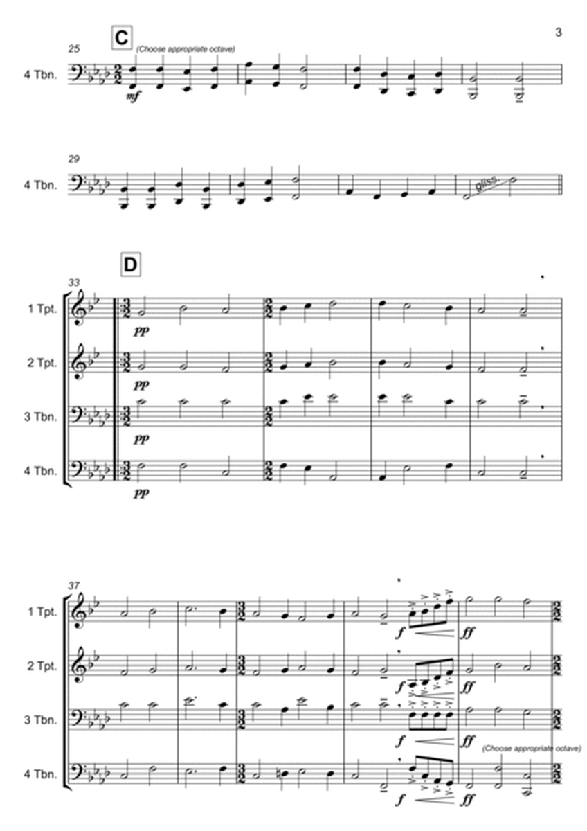Gaudete for Brass Quartet image number null