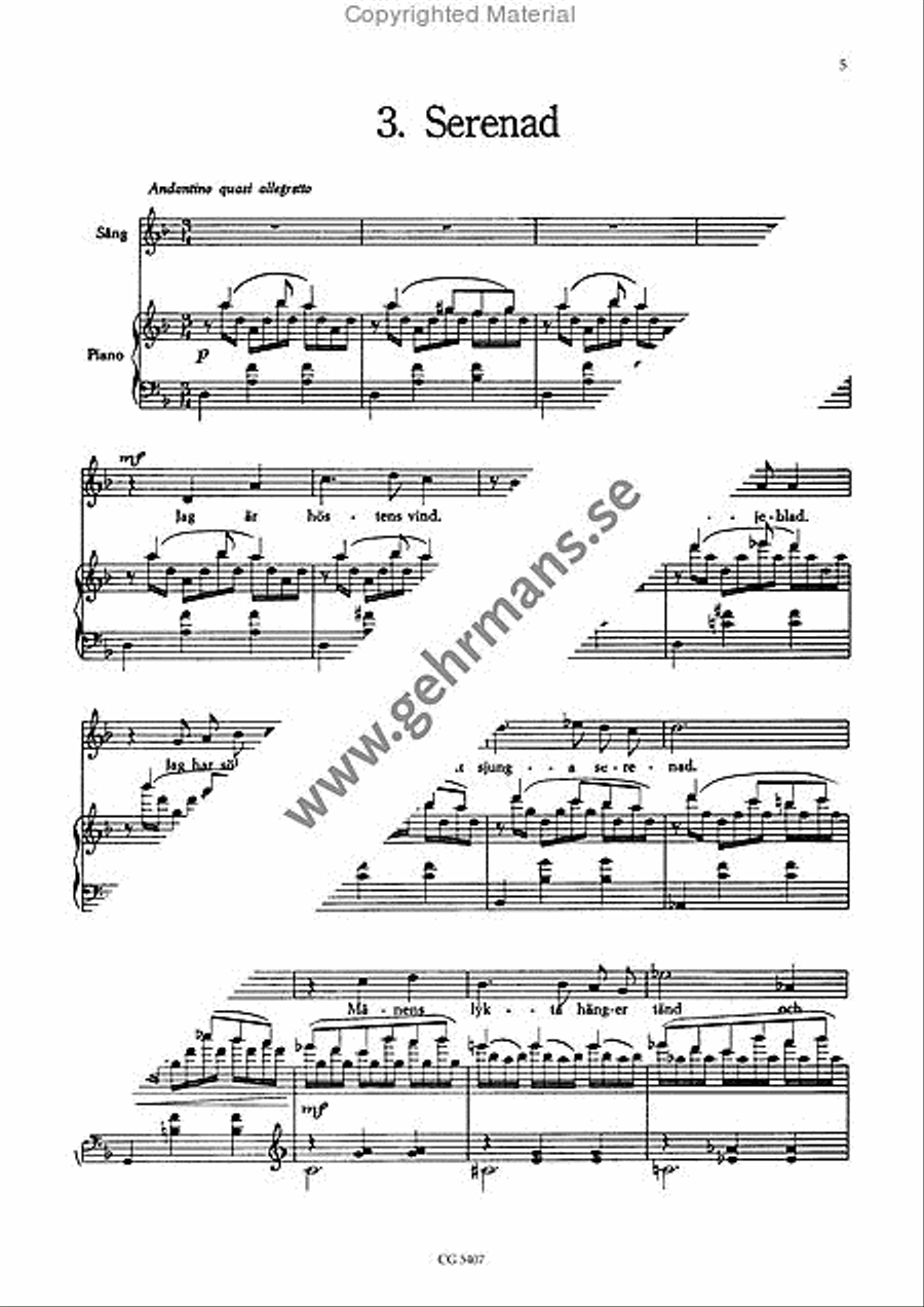 Nio sanger Voice Solo scores gallery preview page 3