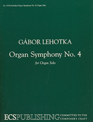 Book cover for Organ Symphony No. 4