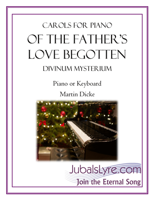 Book cover for Of the Father's Love Begotten (Carols for Piano)