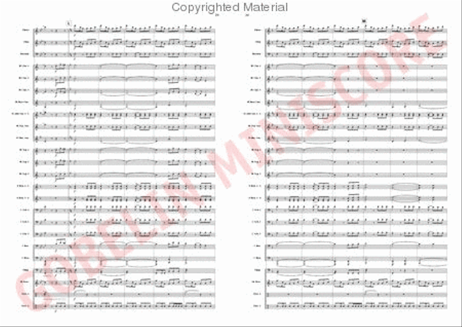 Land of Legends Concert Band scores gallery preview page 10