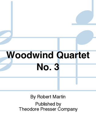 Book cover for Woodwind Quartet No. 3