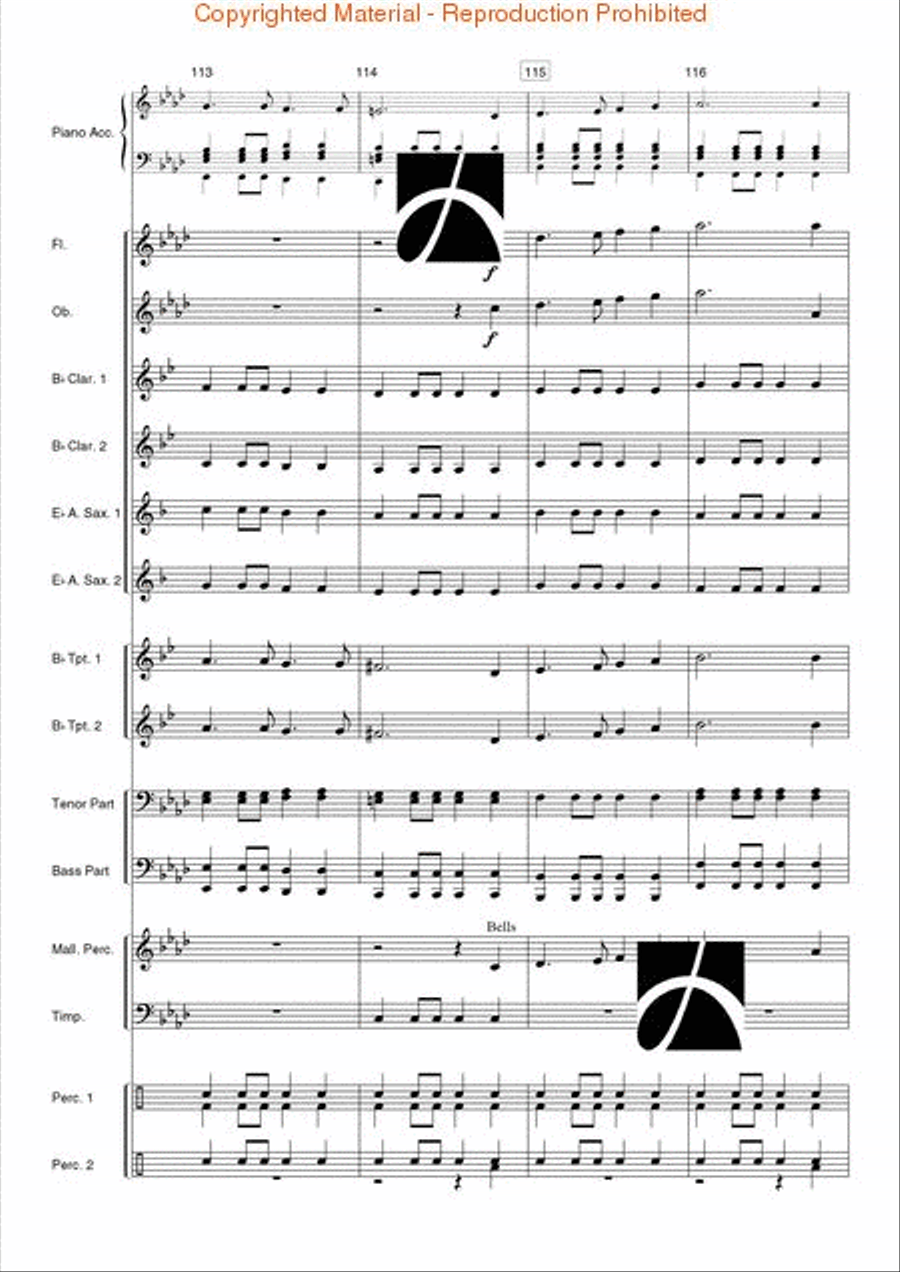 Spanish Overture Concert Band scores gallery preview page 21