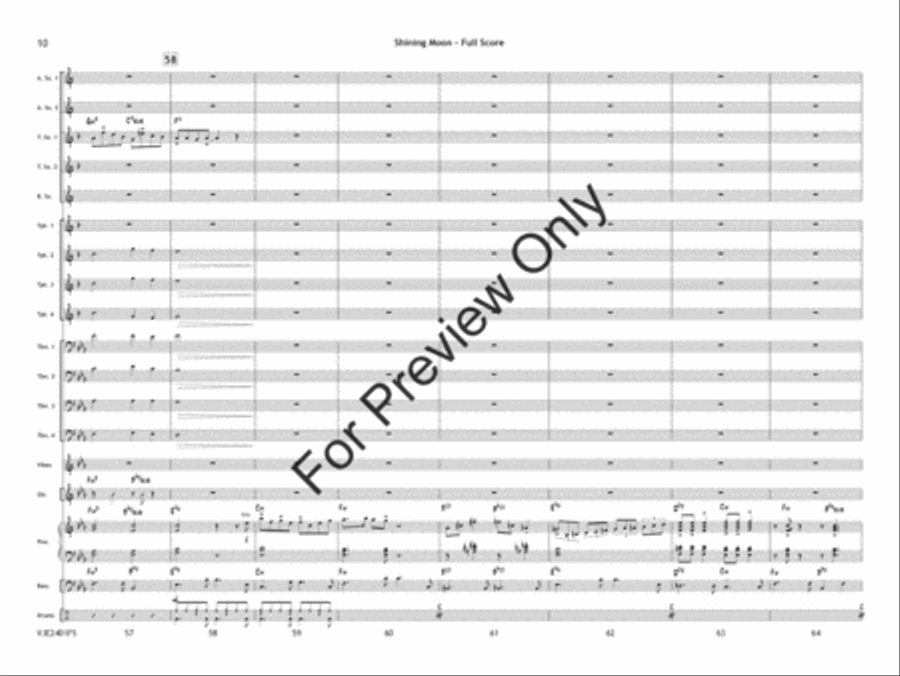 Shining Moon Jazz Ensemble scores gallery preview page 11